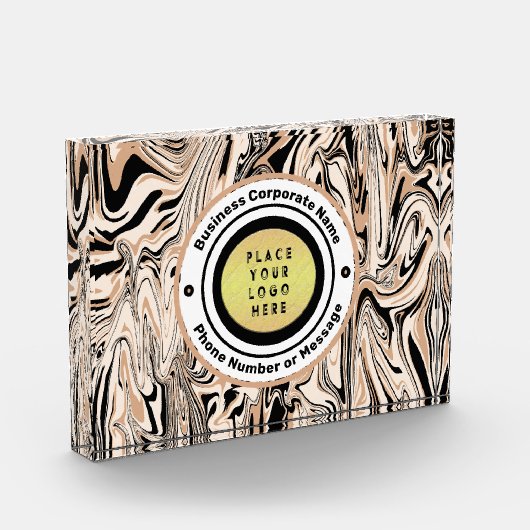 カスタムロゴ・ビジネス・プロモーション・ブランド フォトブロック (左)