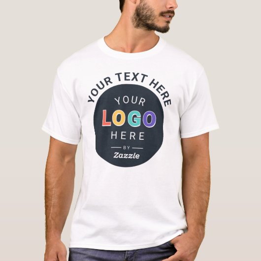 カスタムロゴ ビジネス Tシャツ (正面)