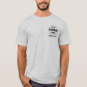 カスタムロゴ ビジネスTシャツ | シンプル ブランド Tee Tシャツ (正面)