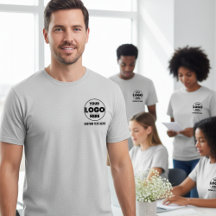カスタムロゴ ビジネスTシャツ | シンプル ブランド Tee