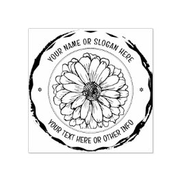 カスタムロゴ |フローラ素朴植物学 ラバースタンプ