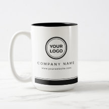 カスタムロゴ ブラックツートーン 会社 コーヒー