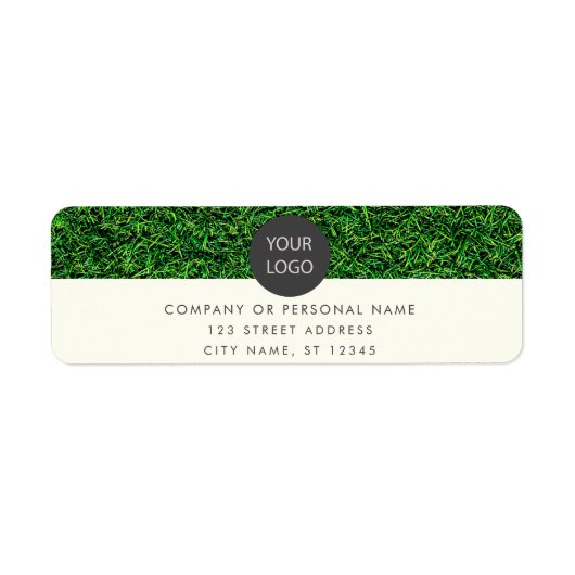 カスタムロゴ |プロフェッショナルローン気に造園 ラベル (正面)