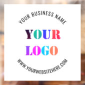 カスタムロゴ プロモーション ビジネス パーソナライズされた あなただけの ウィンドウサイン (シート2)