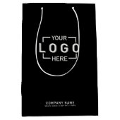 カスタムロゴ ミディアムペーパーバッグ (正面)