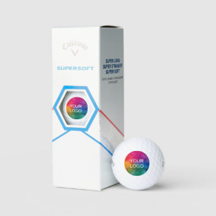カスタムロゴ ミニマリスト テンプレート Callaway Supersoft ゴルフボール