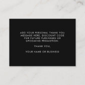 カスタムロゴ・ミニマリスト 名刺 (裏面)