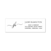 カスタムロゴ・モノグラム・アドレス セルフインキングスタンプ (デザイン)