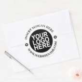 カスタムロゴ ラウンドシール (封筒)