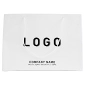 カスタムロゴ ラージペーパーバッグ (正面)