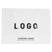 カスタムロゴ ラージペーパーバッグ (裏面)