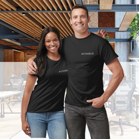 カスタムロゴ |事業会社モダンのスタッフ Tシャツ