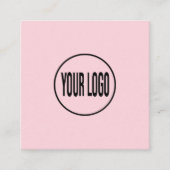 カスタムロゴ、任意の色、正方形の名刺 スクエア名刺 (正面)