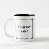 カスタムロゴ – 企業の Office Gift Promotion - ツートーンマグカップ (左)