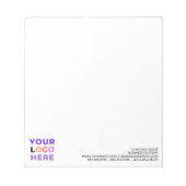 (カスタムロゴ)促進会パーソナライズされた社 ノートパッド (正面)