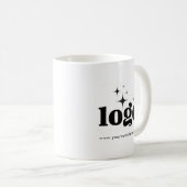 カスタムロゴ - 個人向けビジネスブランド コーヒーマグカップ (正面右)