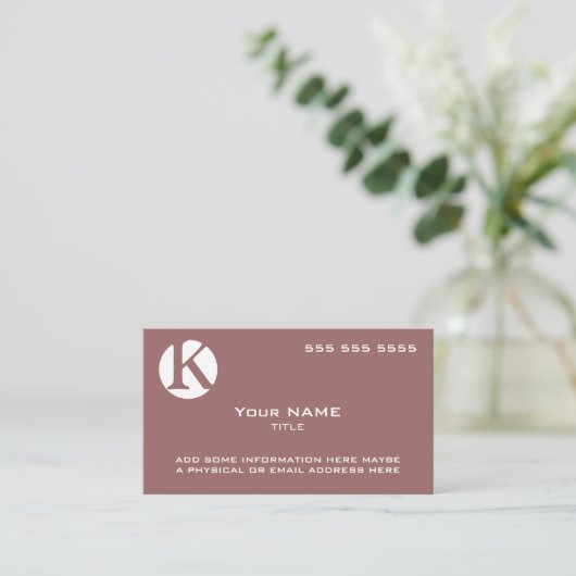 カスタムロゴ 名刺 (スタンド正面)