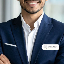 カスタムロゴ – 名前 – タイトルはこちらL白黒 名札