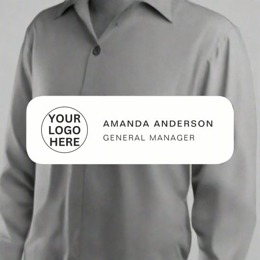 カスタムロゴ – 名前 – タイトルはこちらL白黒 名札