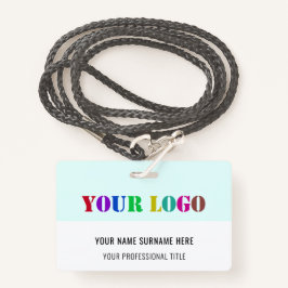 カスタムロゴ、名前、タイトルパーソナライズされたモダン- バッジ