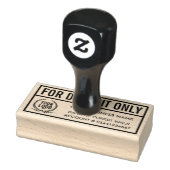 カスタムロゴ |営業保証金のみ ラバースタンプ (スタンプ)