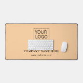 カスタムロゴ | 文字会社 デスクマット (キーボード&マウス)