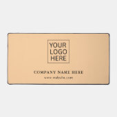 カスタムロゴ | 文字会社 デスクマット (正面)