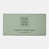 カスタムロゴ | 文字会社 デスクマット (正面)