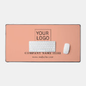 カスタムロゴ | 文字会社 デスクマット (キーボード&マウス)