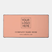 カスタムロゴ | 文字会社 デスクマット (正面)