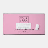 カスタムロゴ | 文字会社 デスクマット (キーボード&マウス)