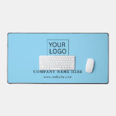 カスタムロゴ | 文字会社 デスクマット (キーボード&マウス)