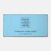 カスタムロゴ | 文字会社 デスクマット (正面)