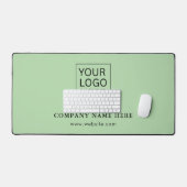 カスタムロゴ | 文字会社 デスクマット (キーボード&マウス)