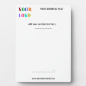 カスタムロゴ・文字業務パーソナライズされた フォトプラーク (正面)