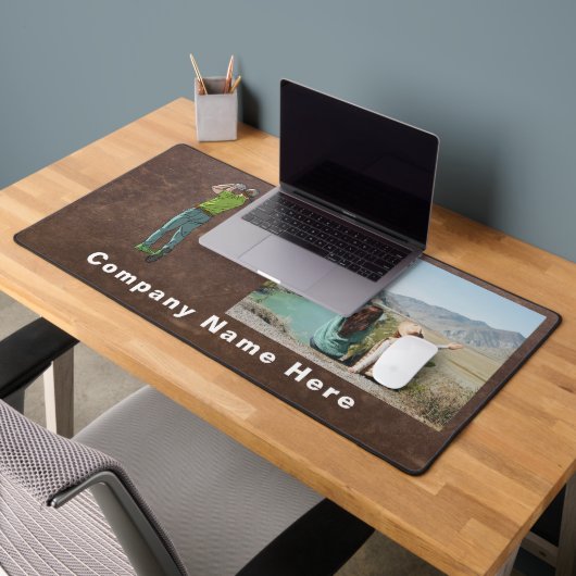 カスタムロゴ | 画像 | 文字会社 デスクマット (オフィス2)