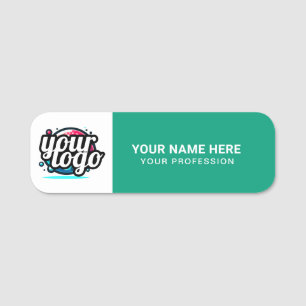 カスタムロゴ 社員 マグネットピンまたはセーフティピン 名札