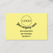 カスタムロゴ/詳細 名刺 (正面)