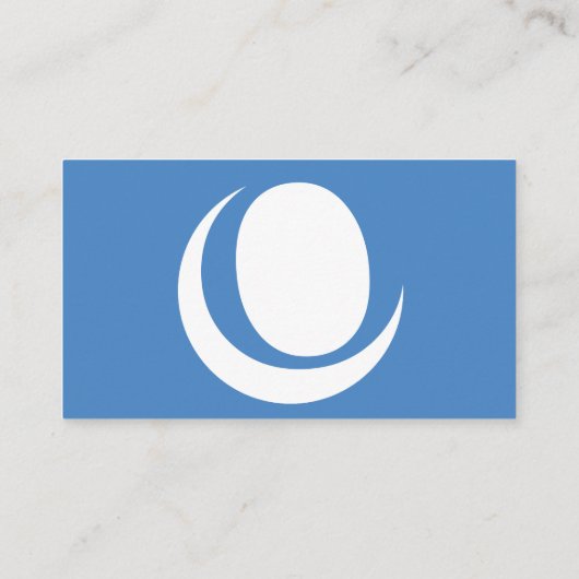 カスタムロゴ（青） 名刺 (裏面)