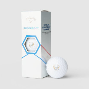 カスタムロゴ Callaway Supersoft 個人用 ゴルフボール