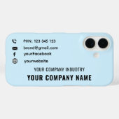 カスタムロゴ Pro ビジネス MaxX スマホケース Case-Mate iPhoneケース (裏面 (横))