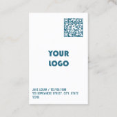 カスタムロゴ&QR洗車機 名刺 (裏面)