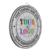 カスタムロゴDARTボード – カスタムカラー ダーツボード (正面左)