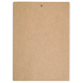 カスタムロゴKraftカバー クリップボード (裏面)