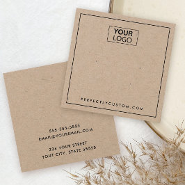 カスタムロゴKraft紙イヤリングディスプレイカード