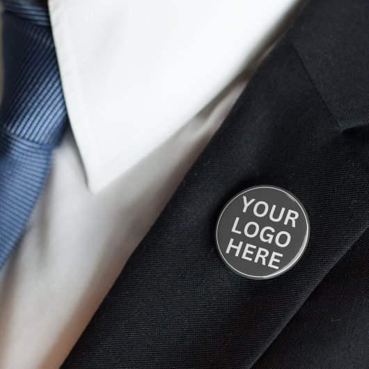 カスタムロゴlグレー協力ブランディング 缶バッジ