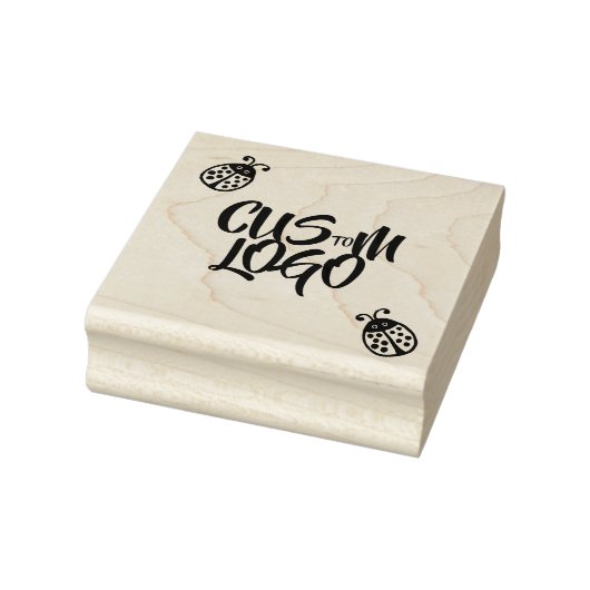 カスタムロゴLadybugゴムスタンプ ラバースタンプ (スタンプ)