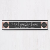 カスタムロゴOffice Doorシンボルや象徴名プレート サインプレート (正面)