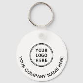 カスタムロゴQRコードのプロモーション キーホルダー (正面)