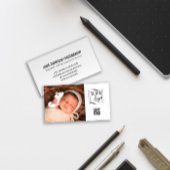 カスタムロゴQRコードフォトフォトフォトフォトグラファー 名刺